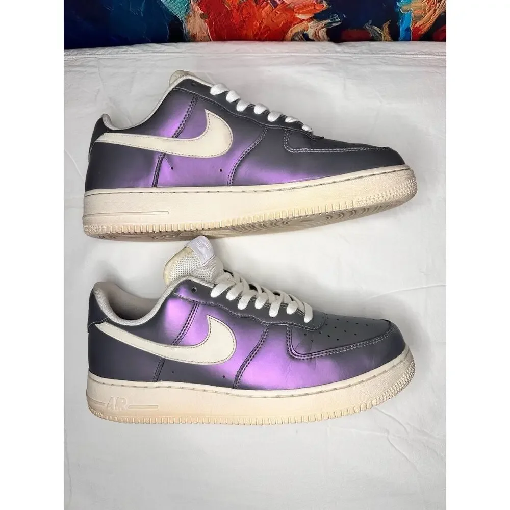 No.47 Nike Air Force 1 '07 LV8 Low 'Iced Lilac' Iridescent Sneakers